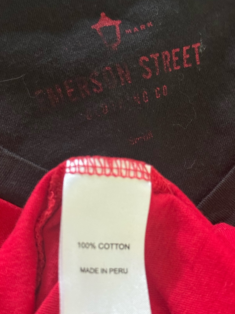 Emerson Street Clothing Co. Texas Tech Red Raiders Tee Dress Small Sleep Shirt - Picture 9 of 10